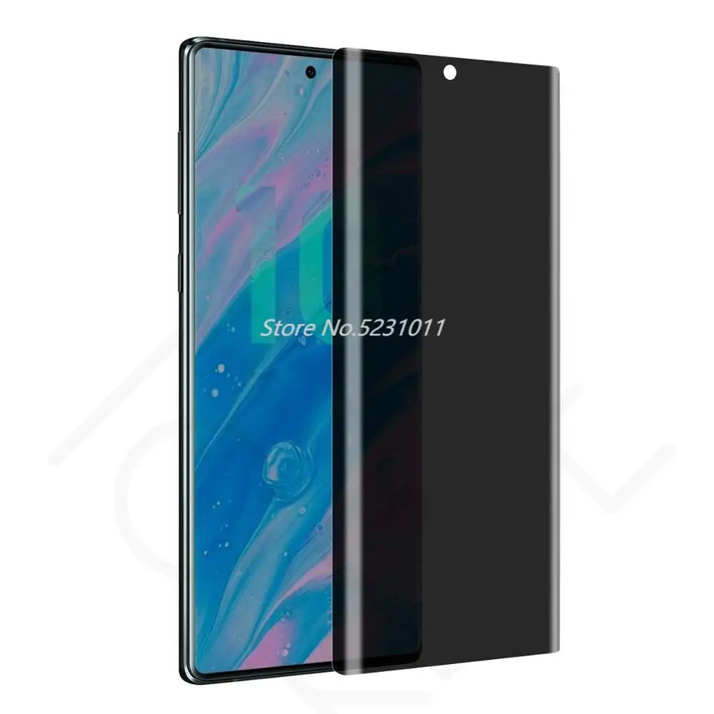 9H 3D полное покрытие закаленное стекло для SAMSUNG Galaxy Note 8 9 10 S8 S9 S10 PLUS Note10 Pro