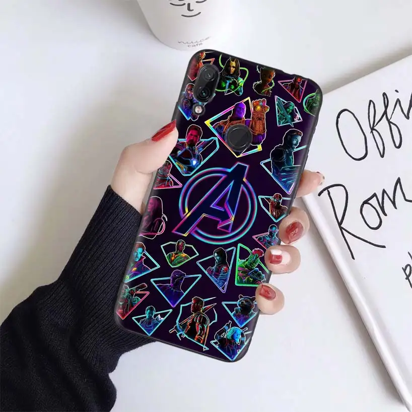 Чехол Marvel Avengers Co mi cs для Xiaomi Redmi Note 7 8 K20 7S 7A 6 6A Pro S2 5 mi Play 9T CC9 E A1 A2 Lite F1 мягкий чехол для телефона - Цвет: BS026-9