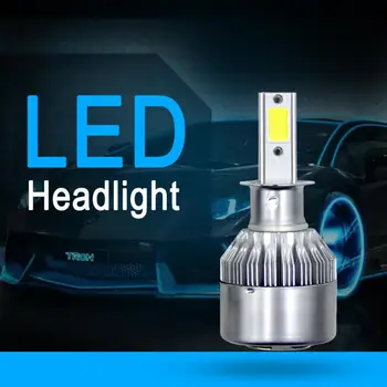 

2PCS LED Headlight Super bright LED Headlight Kit H3 72W 8000LM 6000K Fog Bulb HID Car Headlight Bulbs