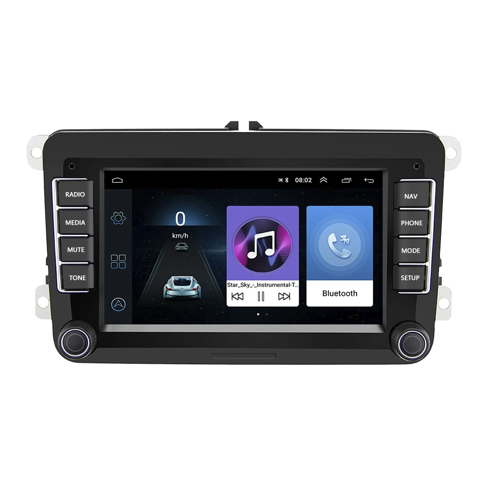 

2 Din Car Stereo Radio 7'' Inch Touch Screen GPS Navigation HD MP5 Multimedia Video Player for ISO /Android Mirror Link WIFI