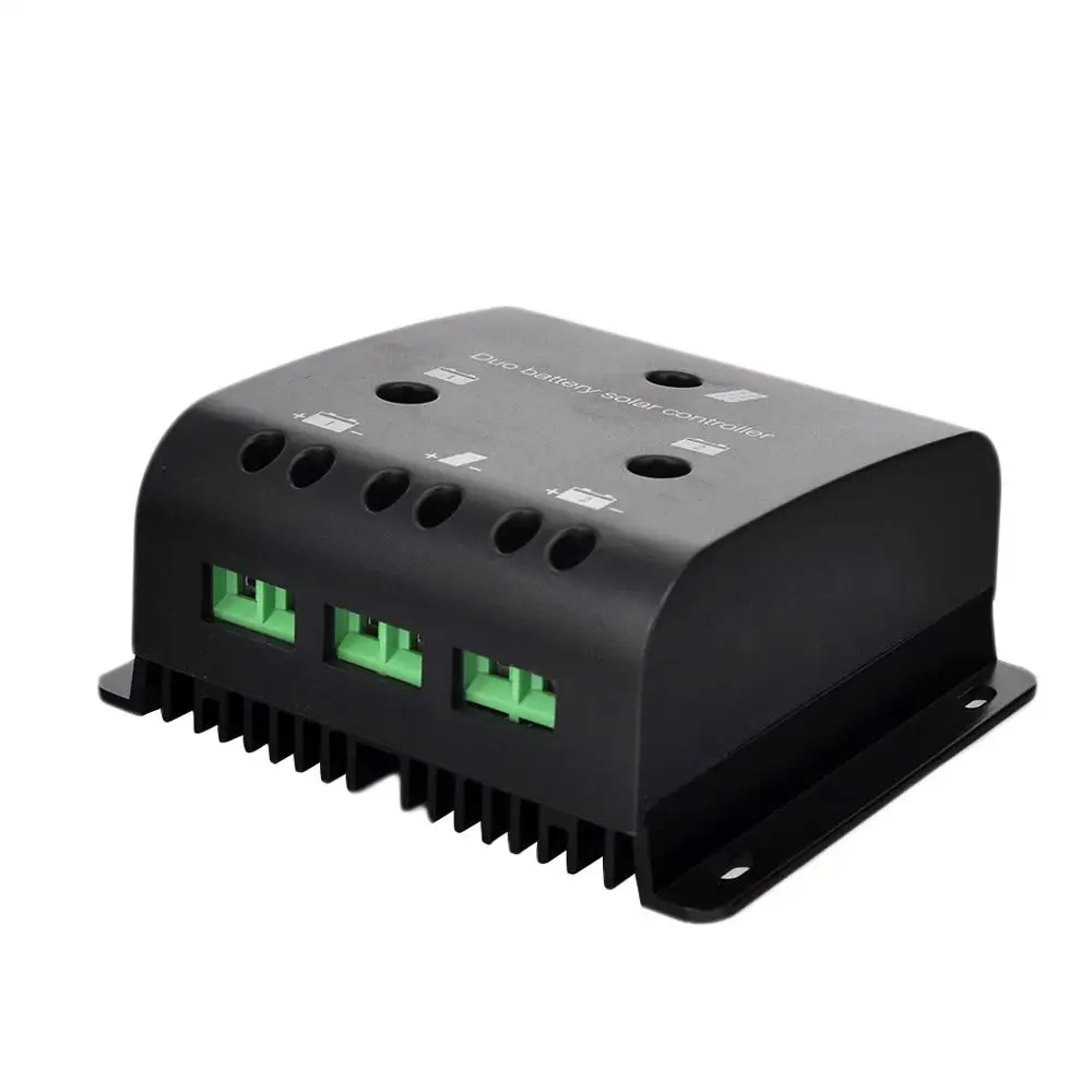 

10A Solar Charge PWM Controller Car Solar Panel Dual Rechargeable Battery Regulator 12V Security Protection