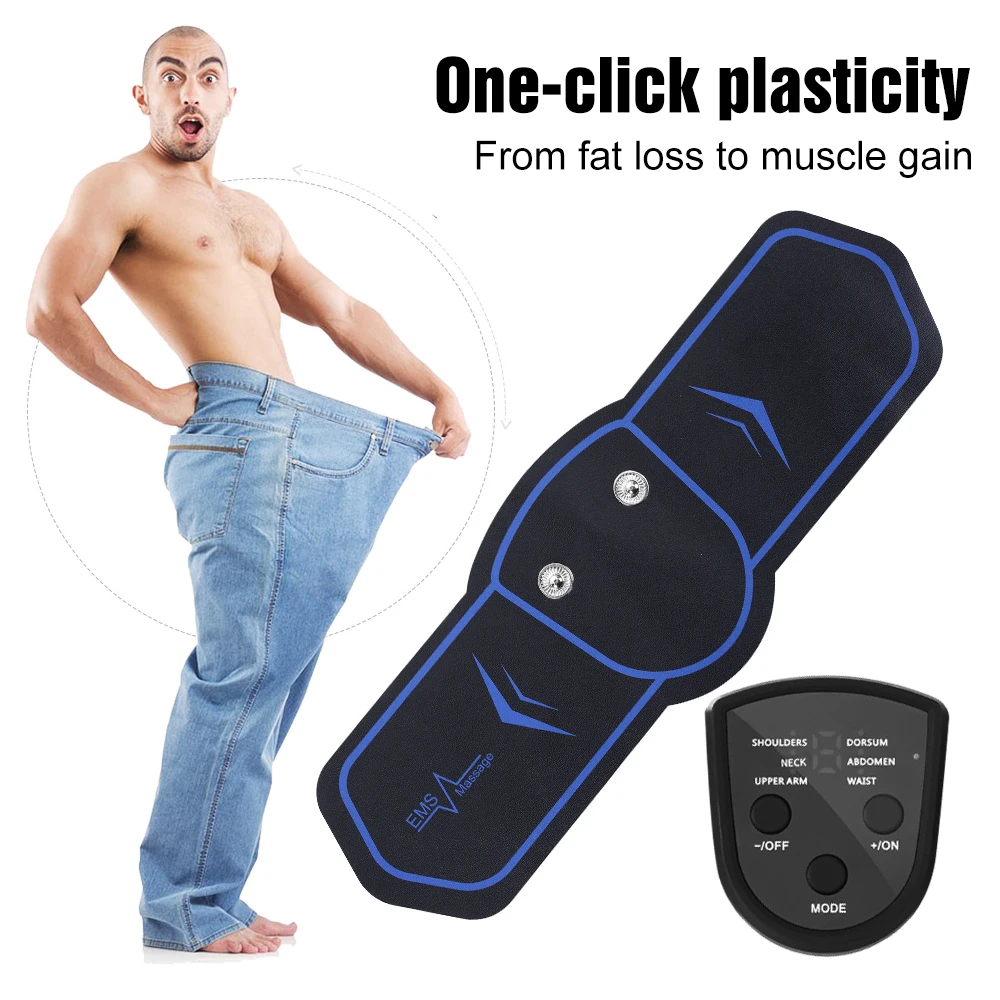 Neck Massager EMS Fitness Health Care Level 9 Relieve Cervical Leg Arm Massage Portable Sleep Relaxation New | Красота и здоровье