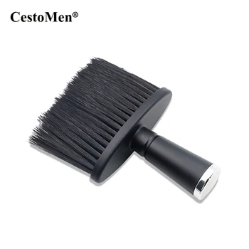

CestoMen Black Neck Duster Brush Shaving Cleaning Face Brush Neck Hairdresser Barber Brush Cleaner Neck Brush For Hair Cutting