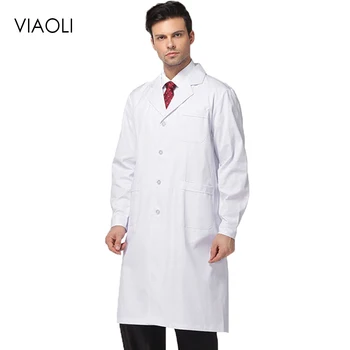 

VIAOL Men and Women Doctors Uniforms Pharmacy Lab Coat Medical Clothing New High Quality Medical Clothing Dentist Shirts Jackets