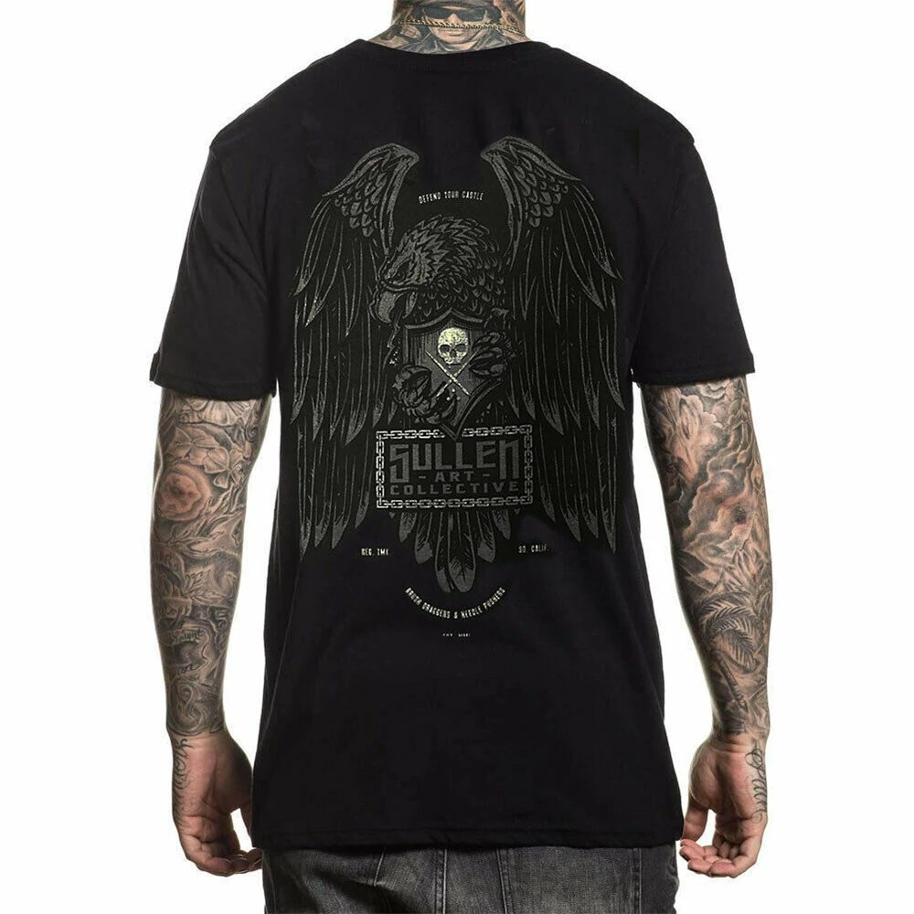 Футболка с коротким рукавом Sullen Men'S Iron Eagle черная одежда футболка высшего