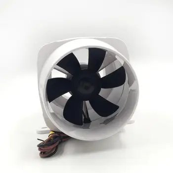 

4" In-Line Marine Bilge Air Blower 24V 270 CFM Quiet Boat White