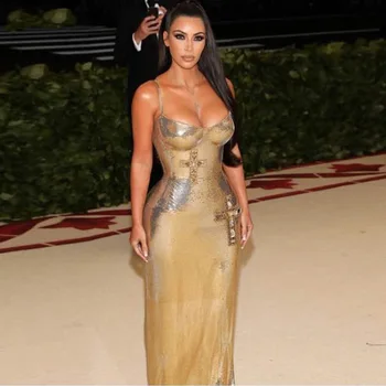 

rockabilly boho party sexy maxi dinner night evening knitted club dresses plus size 2019 women summer sling golden glitter gown