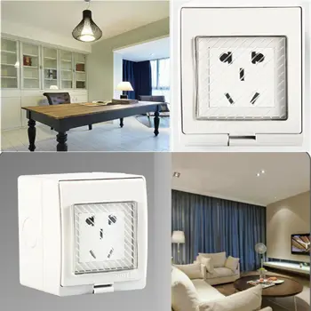

Weatherproof Power Point Outlet Socket Weather Water Proof Outdoor