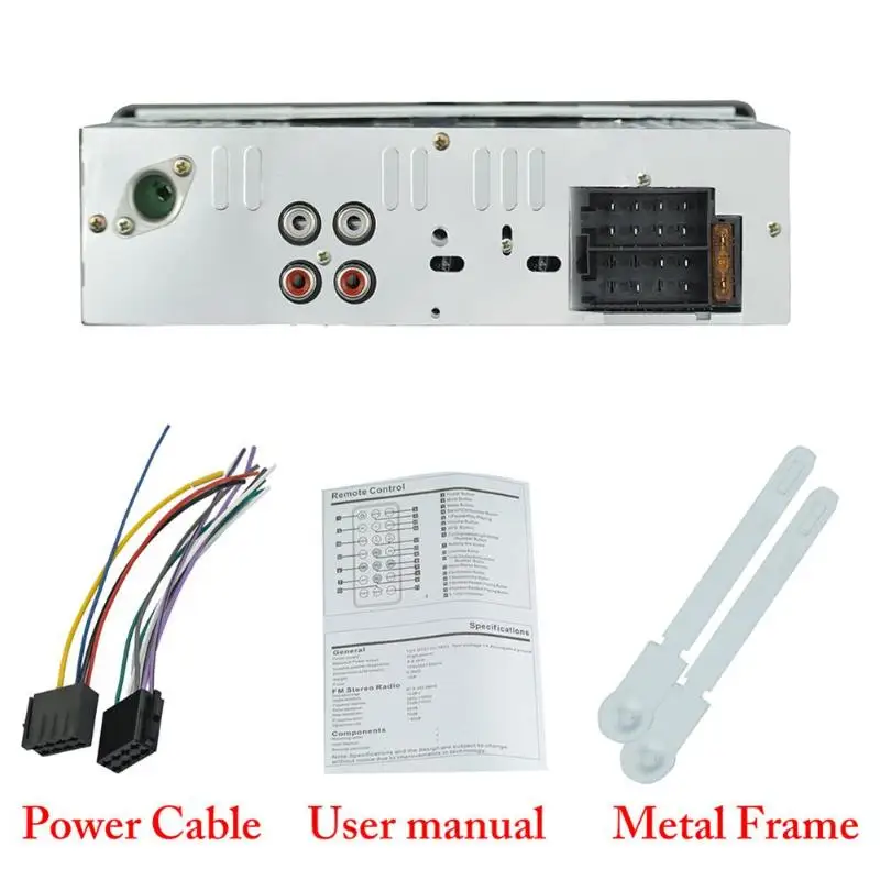 1Din автомобильный стерео аудио RM-JQ1781C в-dash USB fm-радио Bluetooth Hands-free головное устройство 14,4 В MP3 музыкальный плеер RCA выход