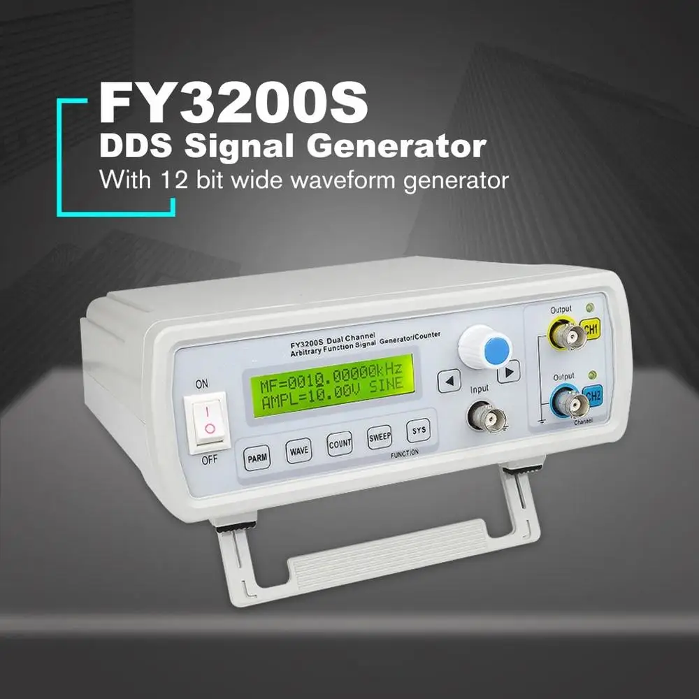 FY3200S 6MHZ  DDS  ä  ȣ ҽ ߻  /޽ ļ  ̱
