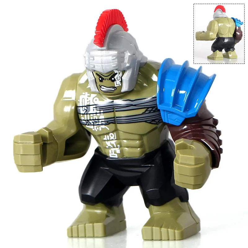 20 шт./лот Marvel Мстители большой черный халкбастер Venom Riot Thanos Carnage строительные блоки детские подарочные игрушки - Цвет: Оранжевый