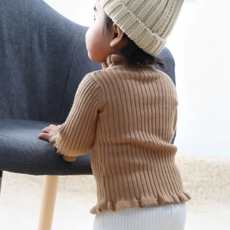 Baby Boy Girl Sweater Autumn Winter Toddler Warm Long Sleeve Tops Blouse Clothes