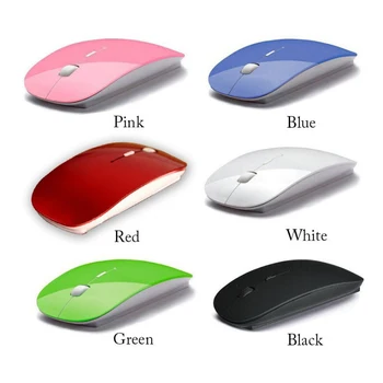 

1600DPI Ultra thin wireless mouse Optical 2.4G Receiver Gaming Mouse Optical Mice mouse gamer For Computer PC Laptop logitech