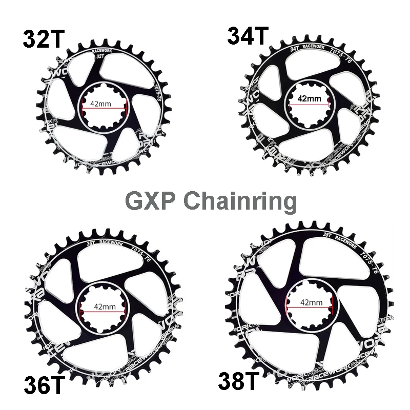 Комплект велосипедных кривошипников RACEWORK 170 мм MTB GXP кривошипная система с цепью