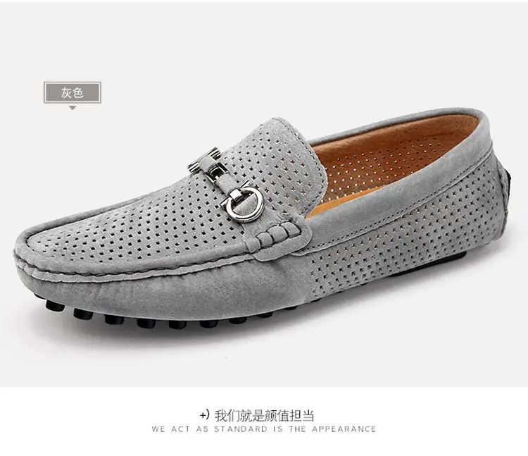 Mocasines Hombre летний просвещающееся Для мужчин, лоуферы, туфли на плоской подошве повседневная обувь Для мужчин; дышащие слипоны; кожаные мокасины, обувь для вождения, синий