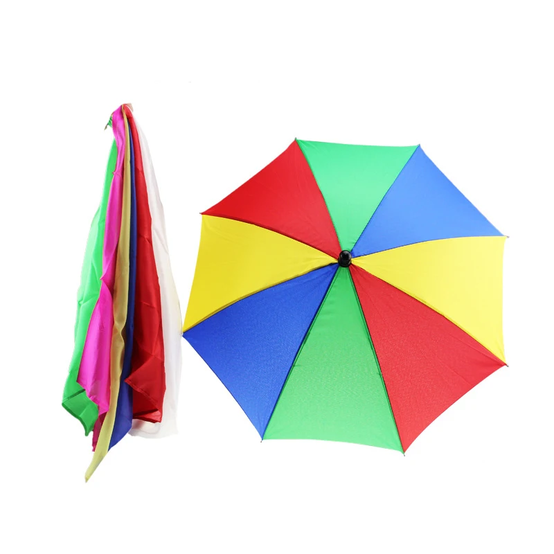 1 Set 40cm Magic Scarves Change The Umbrella (1 Pcs +6 Silks ) Tricks Street Stage Party Accessories | Игрушки и хобби