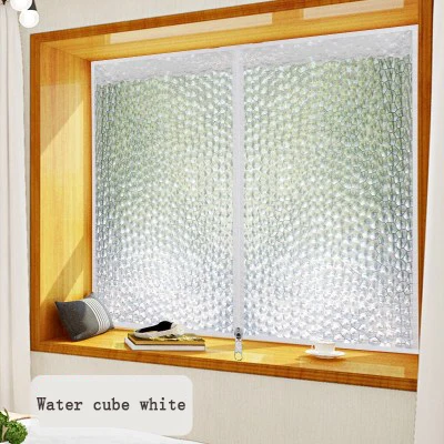Water cube white Толстые теплые шторы, антифриз, уплотнение окна, зима, ветрозащитный, для спальни, лобовое стекло, холодная изоляционная пленка, полностью прозрачная занавеска - Цвет: Water cube white