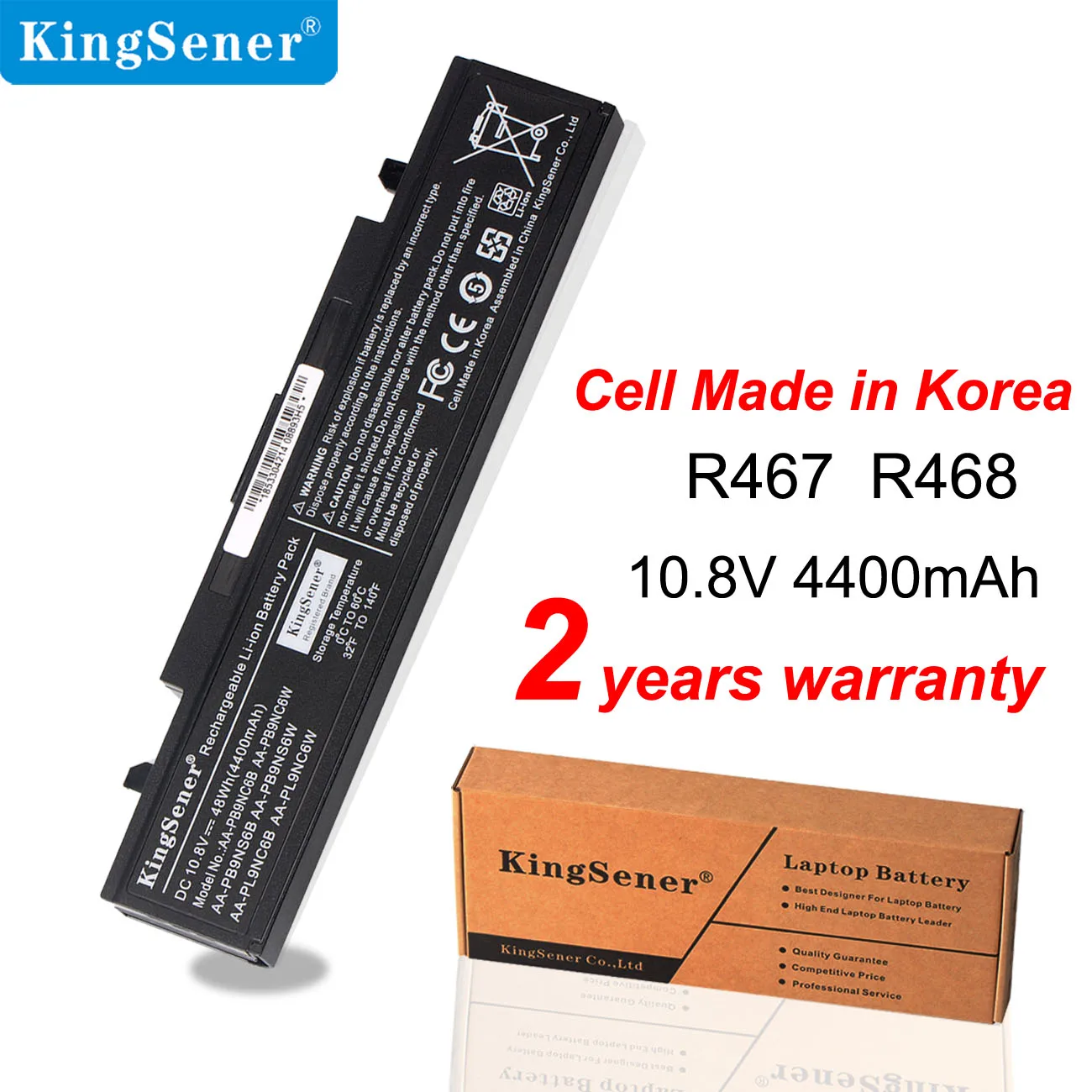 Kingsener Aa-Pb9Nc6B Batteria Del Computer Portatile Per Samsung R530 R528 R428 R429 R430 R467 R468 R478 Aa-Pb9Nc6W Aa-Pb9Ns6B Aa-Pb9Ns6W