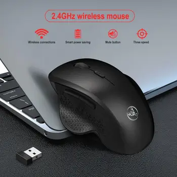 

2.4G Wireless Silent Mouse Vertical Healthy Soft Mouse For Laptop Desktop USB Receiver Silent Click Mute 6 Button Mouse Dropship