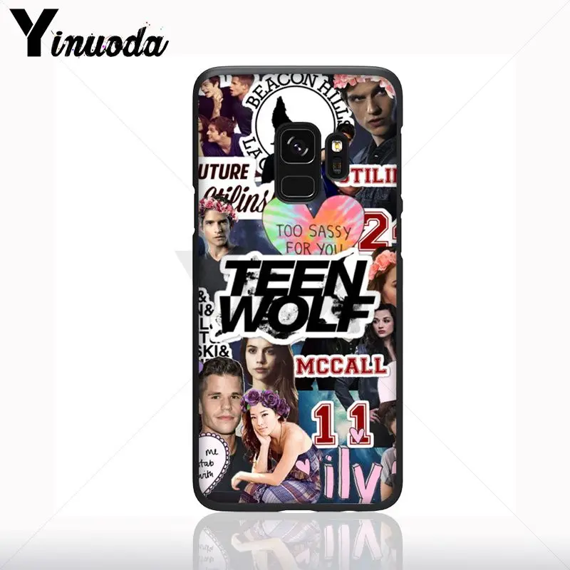 Serial TV Teen Wolf Warna-warni Lucu Hitam Lembut Ponsel Case untuk Samsung Galaxy S10plus S9 S8plus S10e A50 A70 A10 ponsel