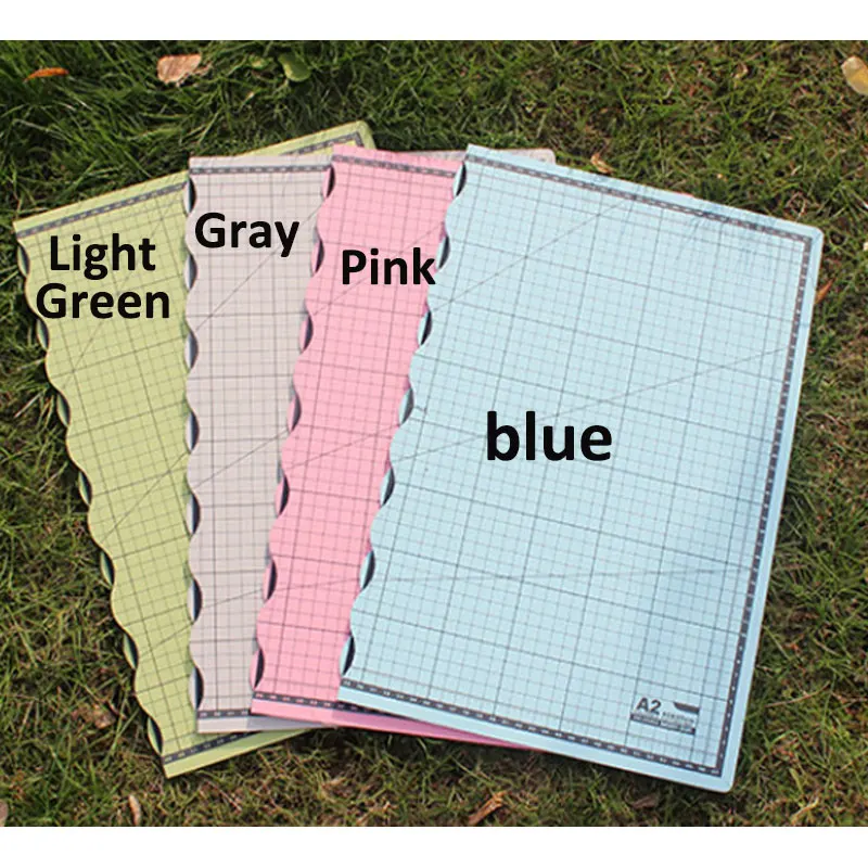 gray 1 шт. 45x30 см A3 ПВХ складной коврик для резки для скрапбукинга bricolage francis DIY - Цвет: gray