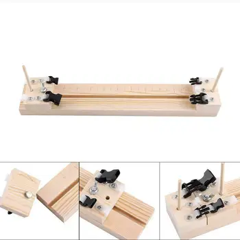 

New Paracord Bracelet Jig Wristband Maker Wood DIY Knitting Wristband Knitting Tool Braided Parachute Cord Weaving Tools