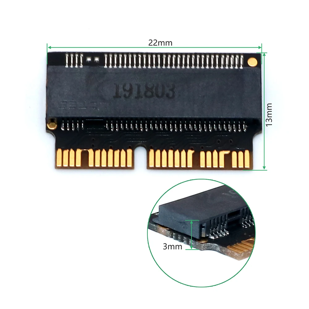 Адаптер для Macbook Air SSD карта адаптера Apple M2 M.2 аксессуары Pro Retina 2013 2014 2015 2016 2017