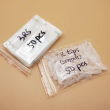 50 шт. 3RS иглы и 50 шт. маленькая Насадка 3R иглы колпачки для перманентного макияжа французская машина/GiantSun машина