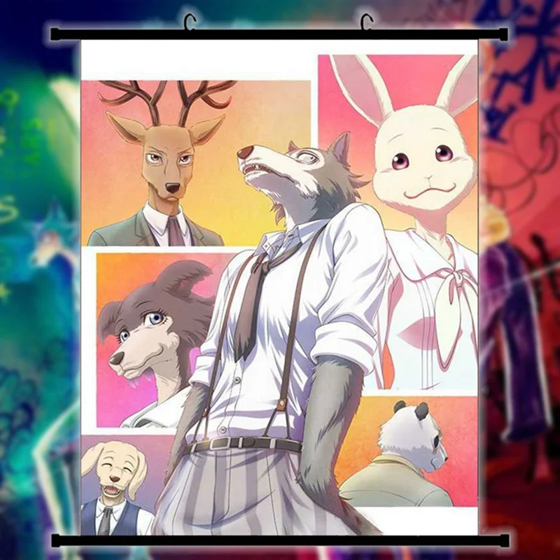 Новинка 2019 аниме BEASTARS Legosi Louis Haru Jono Gouhin настенные подвесные плакаты Otaku коллекция