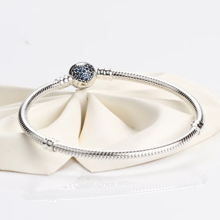 Мода 925 Серебряный Очаровательный браслет для женщин оригинальные ювелирные изделия Pan doras браслет бусины DIY подарок на день рождения изготовление браслетов