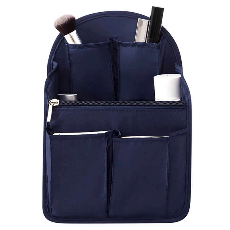 

Backpack Insert Bag Internal Storage Bag Diaper Bag Large Capacity Travel Storage Bag Shoulder Bag Navy Blue