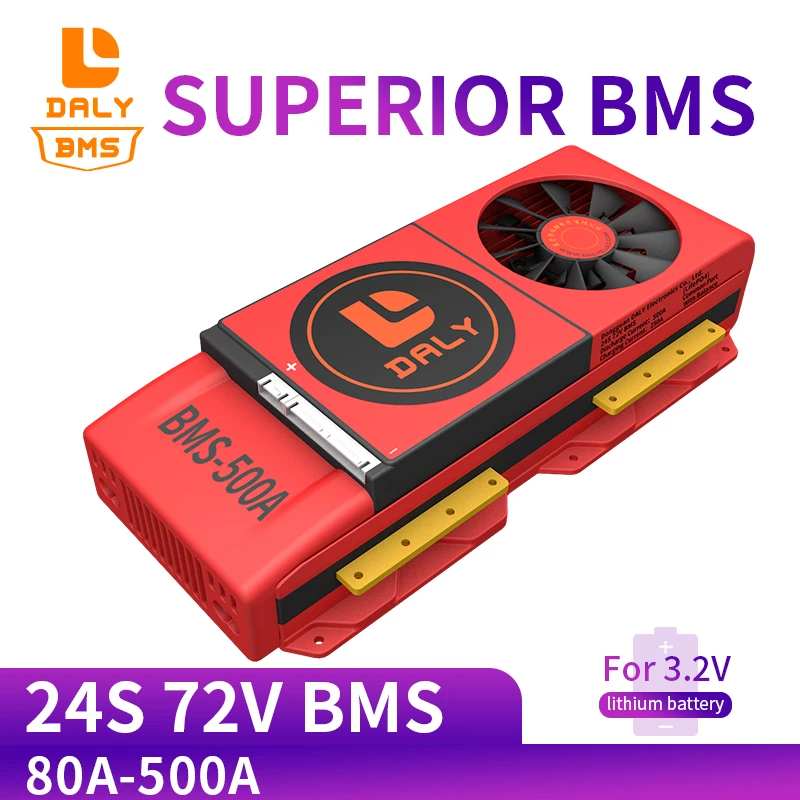 121 вентилятор LiFeO4 BMS 20S 60 3 2 V 80A 100A 150A 250A литиевая батарея 18650 зарядное устройство