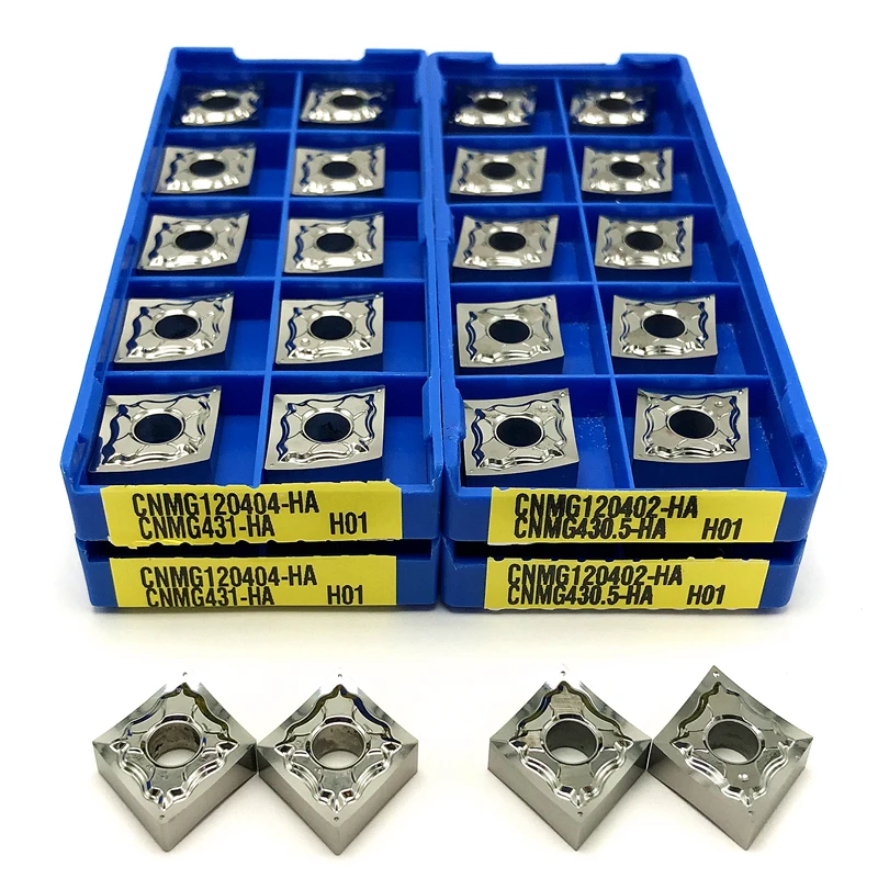 

CNMG120402 HA H01 внешний токарный инструмент Алюминиевая Вставка CNC режущий инструмент обработка металла меди алюминия дерева