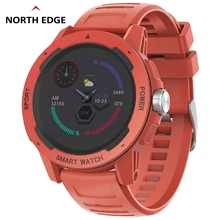 

NORTH EDGE Men's Smart Watch Heart Rate, Blood Pressure and Oxygen Monitoring Multi-function Ladies Sports Watch for Android ISO