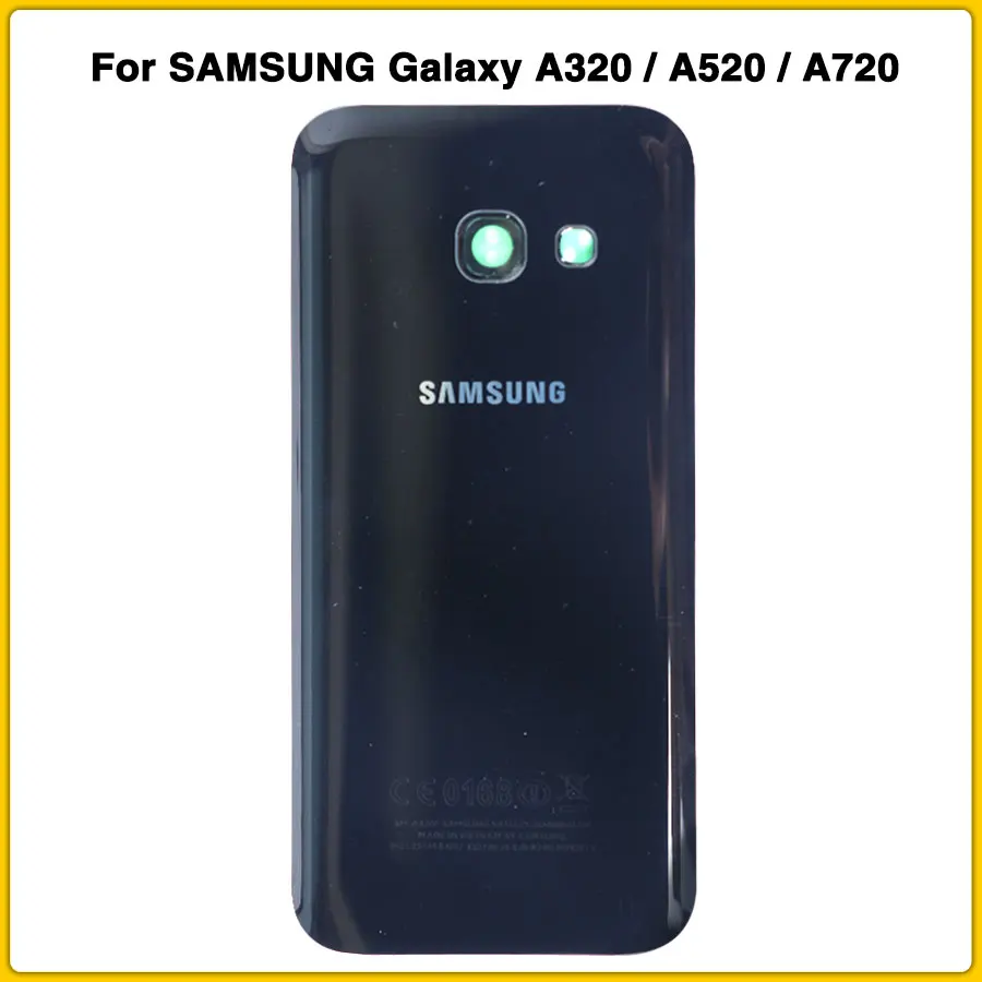 Чехол на заднюю панель для SAMSUNG Galaxy A3 A5 A7 A320 A520 A720 с объективом, задняя крышка на дверь+ клей
