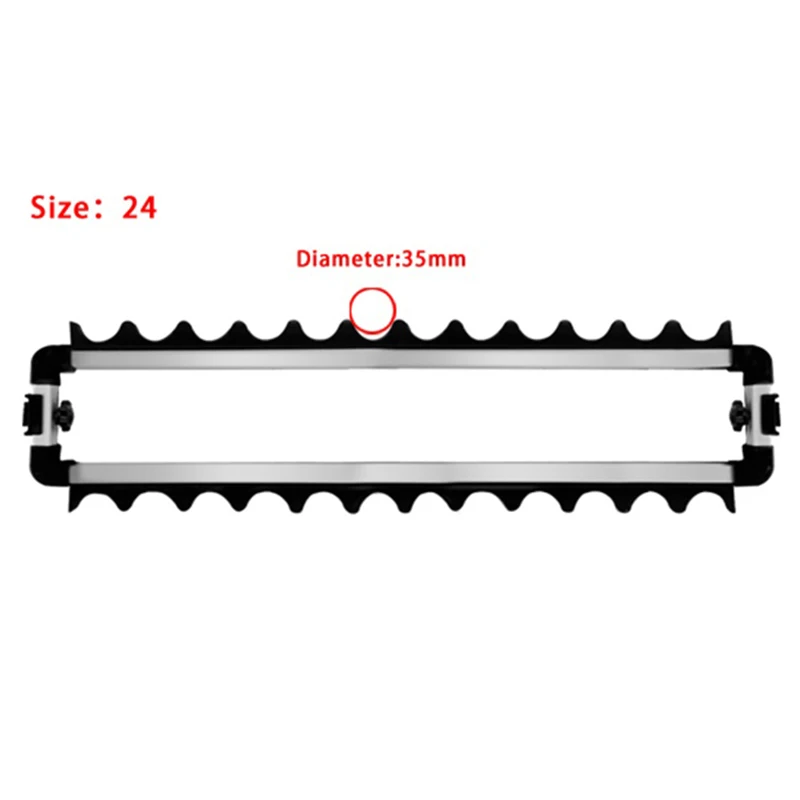 24 слота держатель для удочки алюминиевый сплав держатель для удочки