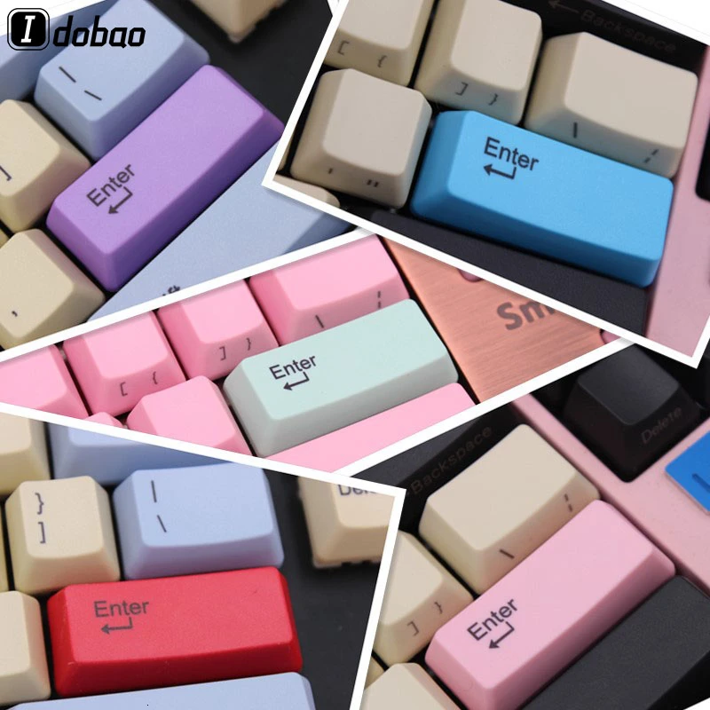 IDOBAO Pbt Oem клавиши лазерная резьба Передняя печать клавиатура Механическая