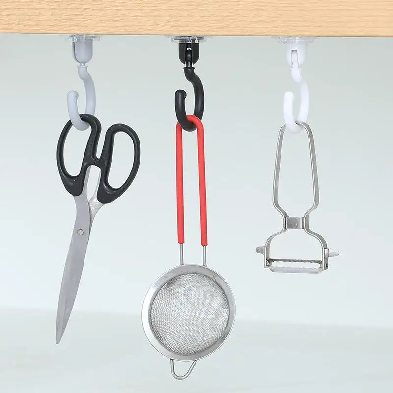 1/3pcs Self Adhesive Hooks for Home Storage