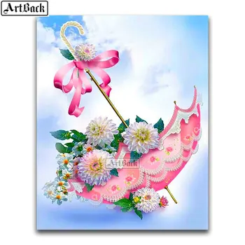 

New 5D Diamond Painting Landscape Flower Umbrella Icon Full Square 3d Sticker Embroidery Home Decor Diamond Mosaic Artwork