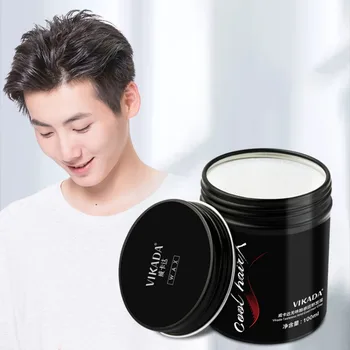 

50g/100gHair Wax Disposable Strong Modeling Mud Shape Hair Gel Non Hurt Styling Clay Long-lasting Dry Stereotypes Type Clay Hot