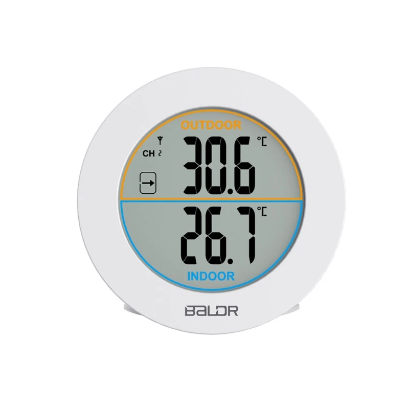

Table Wireless Thermometer LCD Digital Indoor Outdoor Temperature Meter Sensor