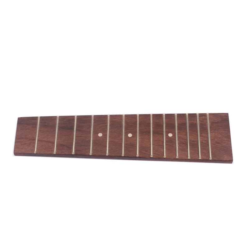 17 Inch Ukulele Fretboard with 13 Frets for Concert Ukulele Guitar Replacement