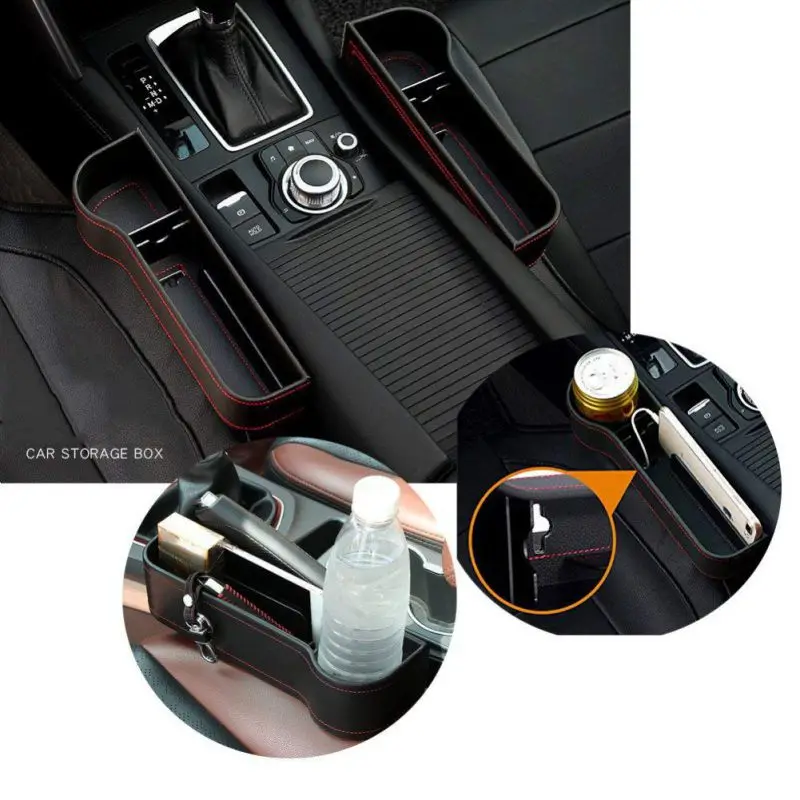 Plastic Car Seat Pocket Portable Small Car Seat Pocket Movable Automotive Interior Parts simple car seat pocket