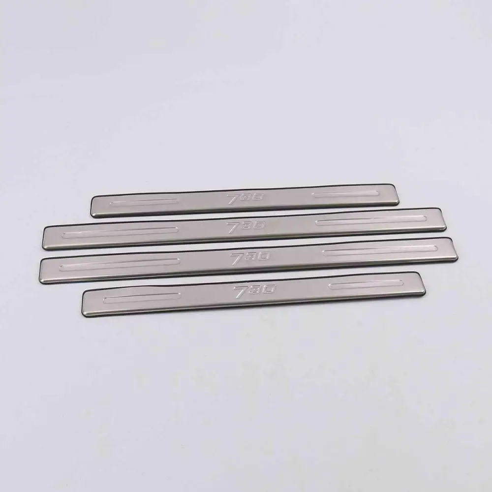 

Cases for Baojun 730 2018 Car accessories Stainless steel Door Sill scuff Plate 4 pcs free