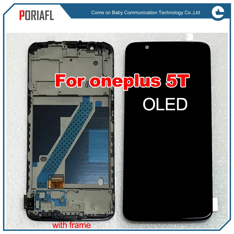 ЖК-дисплей и дигитайзер сенсорного экрана в сборе с рамкой для oneplus 5T oneplus5T A5010
