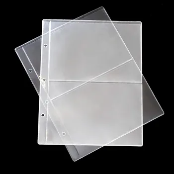 

Nayachic 20Pcs Paper Money pages 2 Pockets Bill Note Currency Holder Album Pages Collection Free Shipping Wholesale