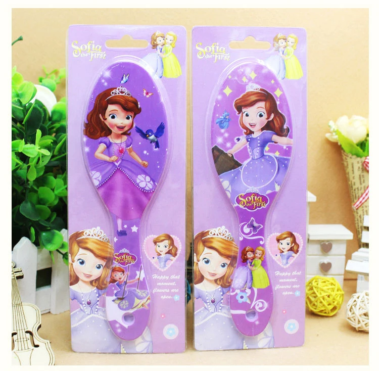 Disney cartoon ice romance children's air cushion comb cute massage comb fashion home hair comb