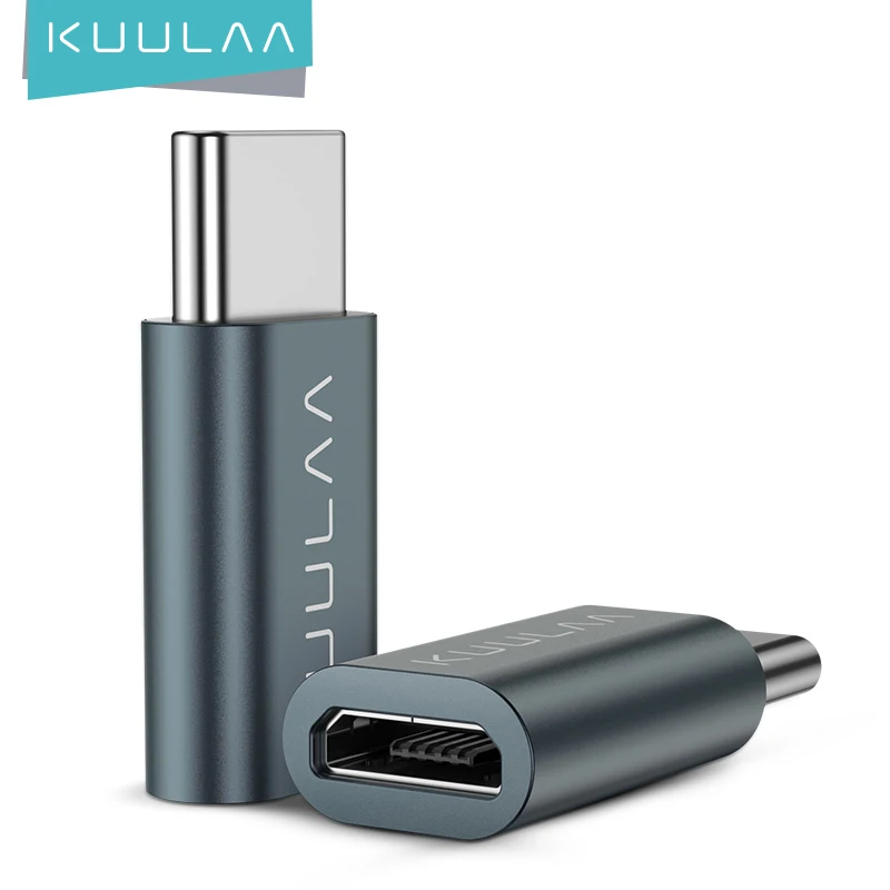 KUULAA USB C OTG адаптер Тип к Micro зарядное устройство кабель конвертер для Macbook Pro Samsung