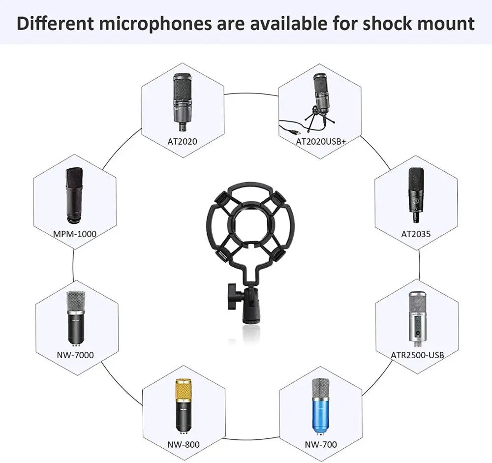 Suporte com Suporte de Telefone para Azul Microfone Braço Suporte Mesa Boom Suspensão Ajustável Scissor Yeti Snowball & Outros Microfones - Image 4