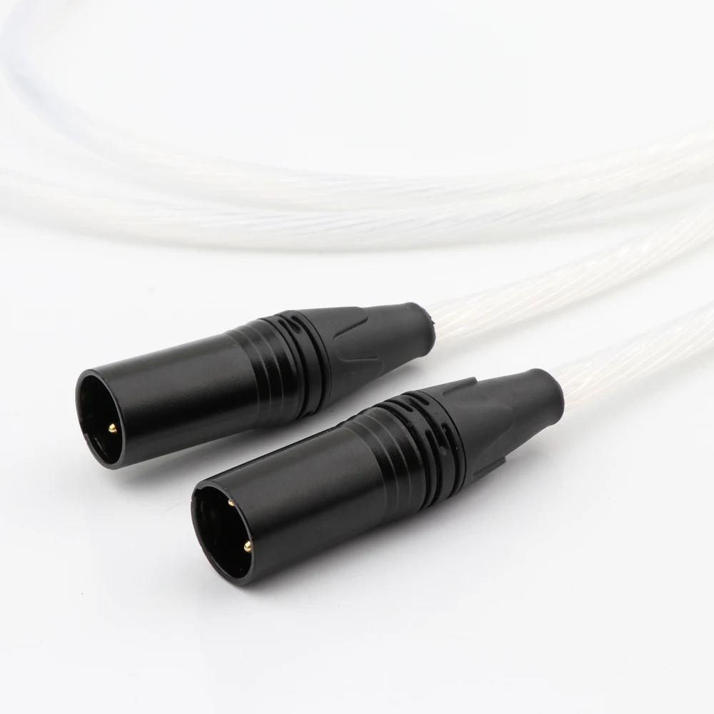 Preffair X402A Hifi XLR кабель Hi end с покрытием из чистого серебра 5N OCC 2 папа Женский